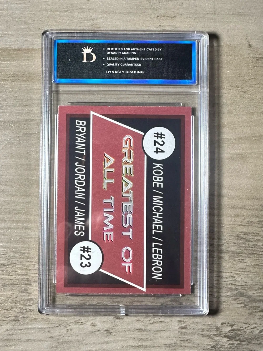 Michael Jordan, Kobe Bryant & LeBron James Immaculate Icons Gem Mint 10
